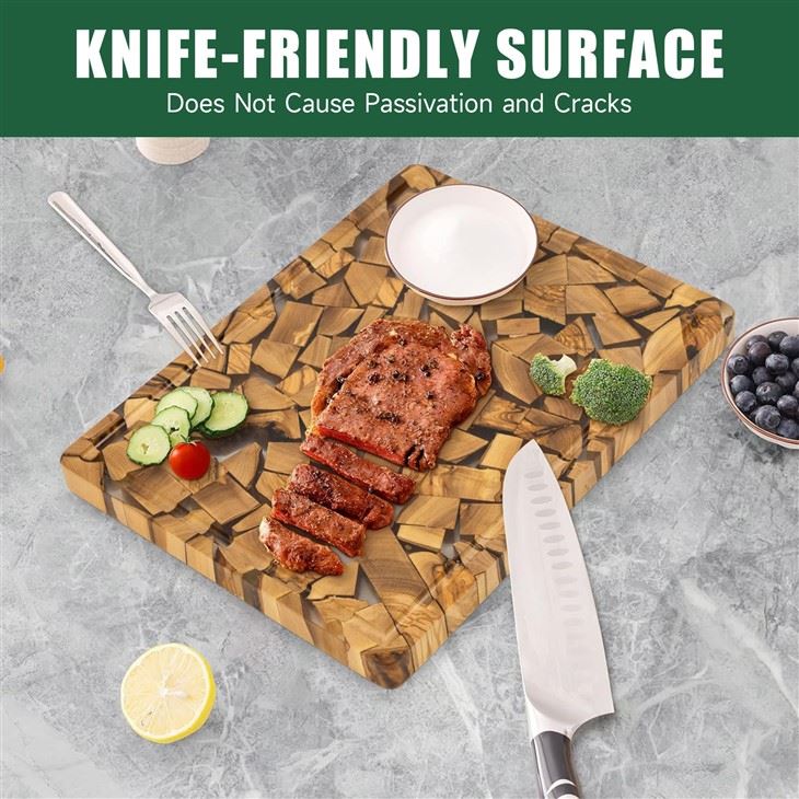 Olive Wood Resin Cutting Board (3)