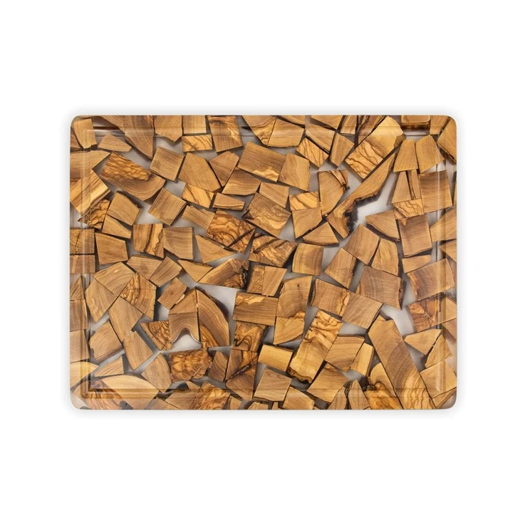 Olive Wood Resin Cutting Board (1)