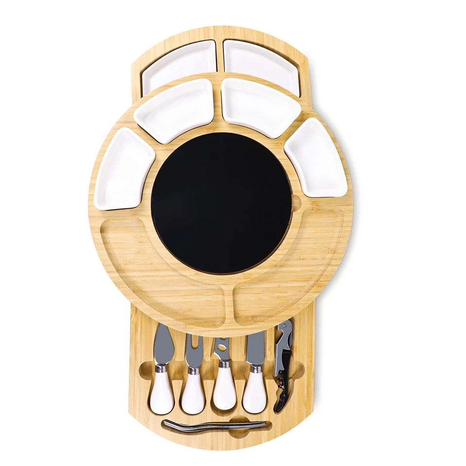 Bamboo Fruit and Cheese Platter Boards (5)